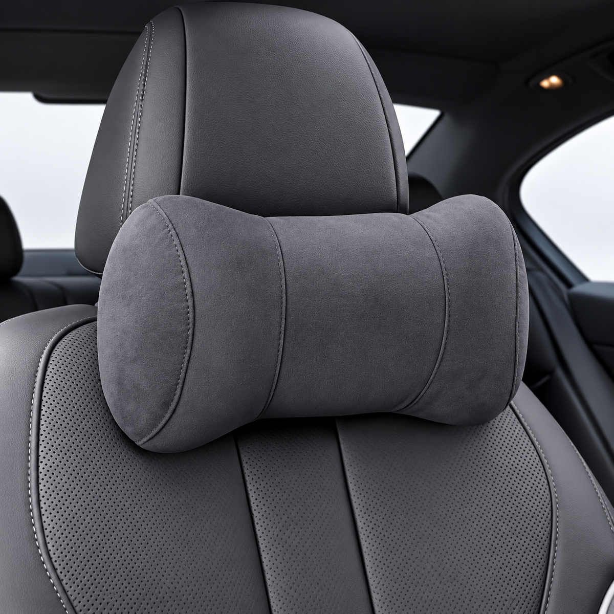 Alcantara Nackenkissen 2er-Set passend für BMW E36 E39 E46 E60 E82 E90 E92 F20 F22 F30 F32 F80 F87 G20 G42 M2 M3 M4