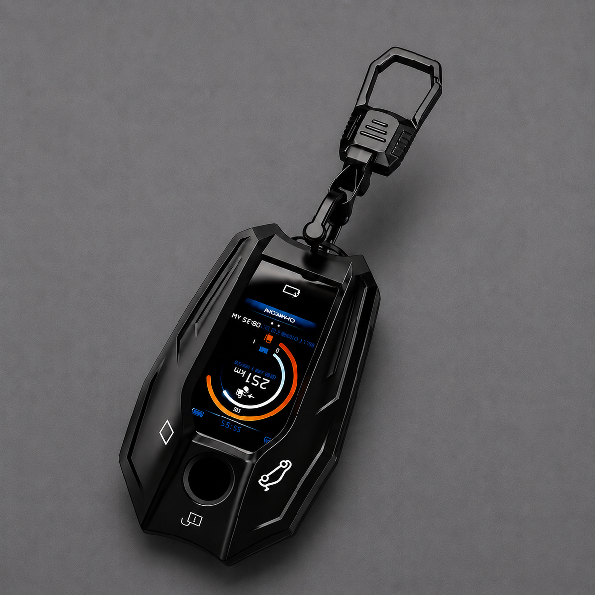 Schlüsselhülle Schlüsselcover passend für BMW G20 G21 G30 G31 F90 G32 G11 G12 G14 G15 G16 G01 G02 G05 G06 G07 G08 – Schwarz